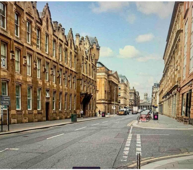 Trendy One Bedroom Apartment Glasgow Dış mekan fotoğraf